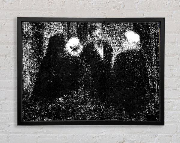 Seurat Condolences Framed Print
