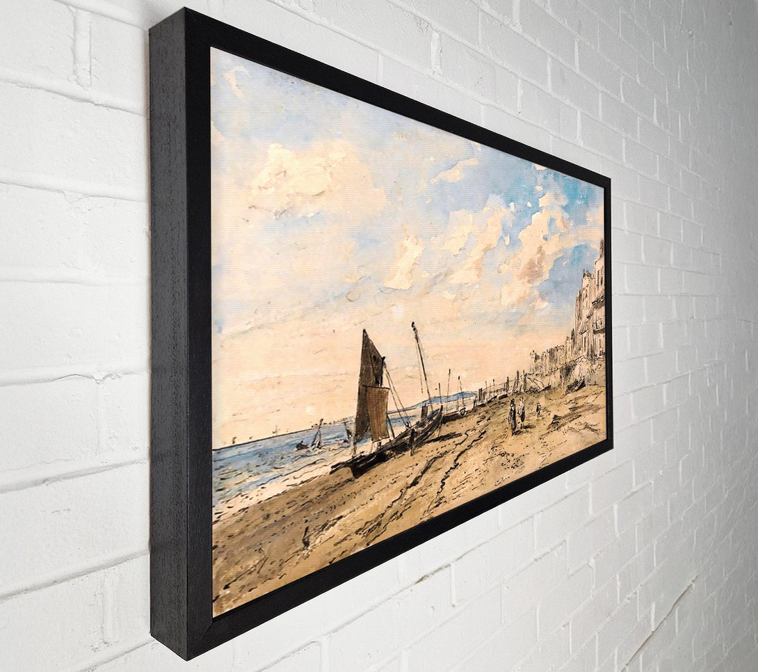  A Canvas Print of Constable Brighton Beach Canvas Print