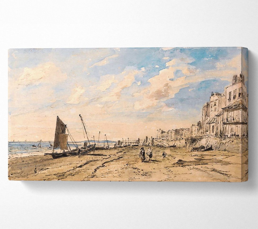  A Canvas Print of Constable Brighton Beach Canvas Print