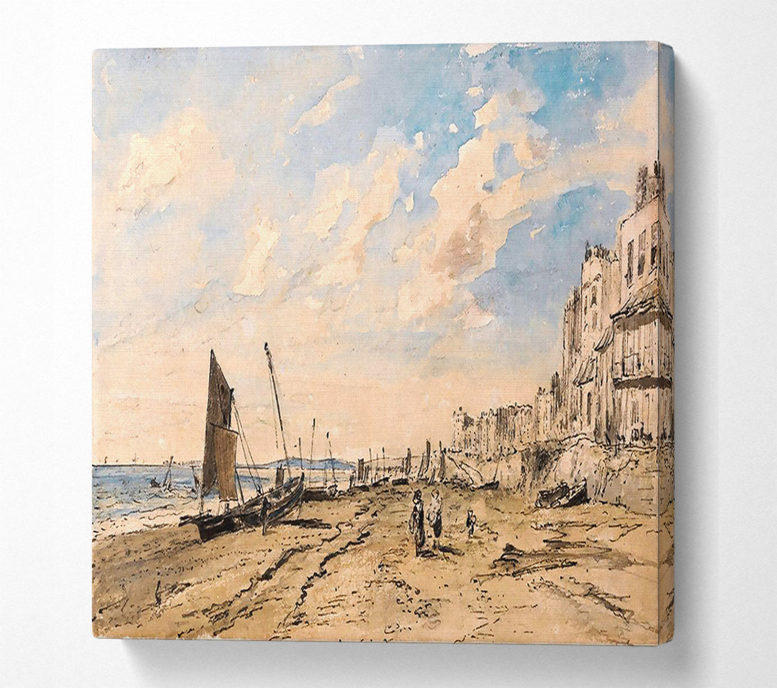  A Canvas Print of Constable Brighton Beach Canvas Print