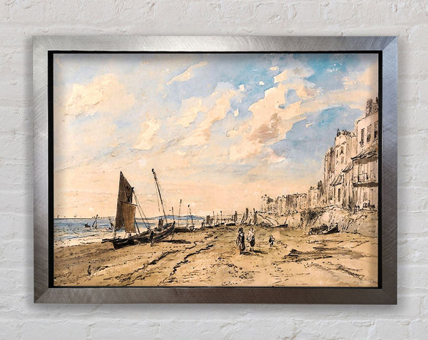 Constable Brighton Beach Framed Print