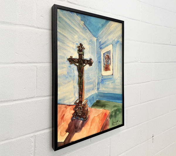 Walter Gramatte Crucifix In The Room