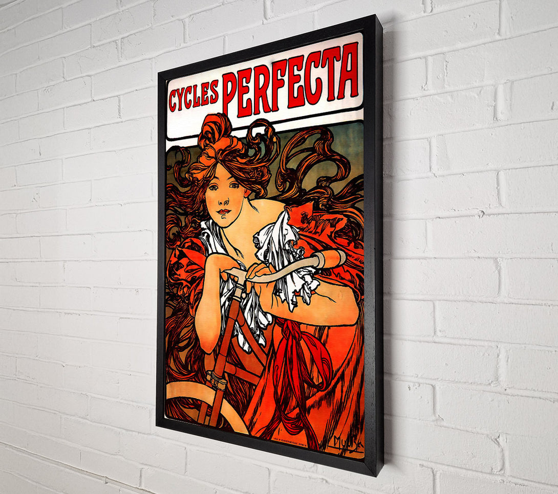  A Canvas Print of Alphonse Mucha Cycles Perfecta Canvas Art