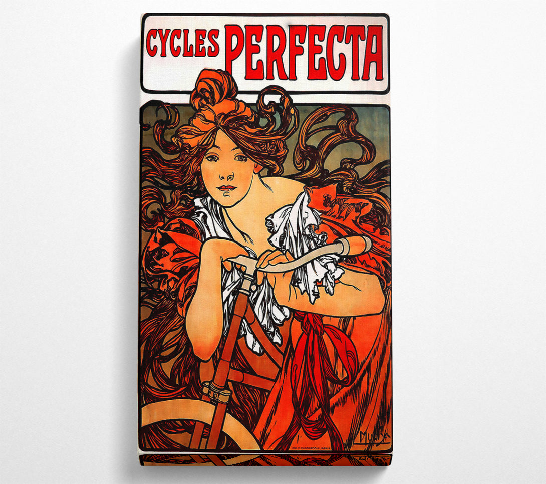  A Canvas Print of Alphonse Mucha Cycles Perfecta Canvas Art