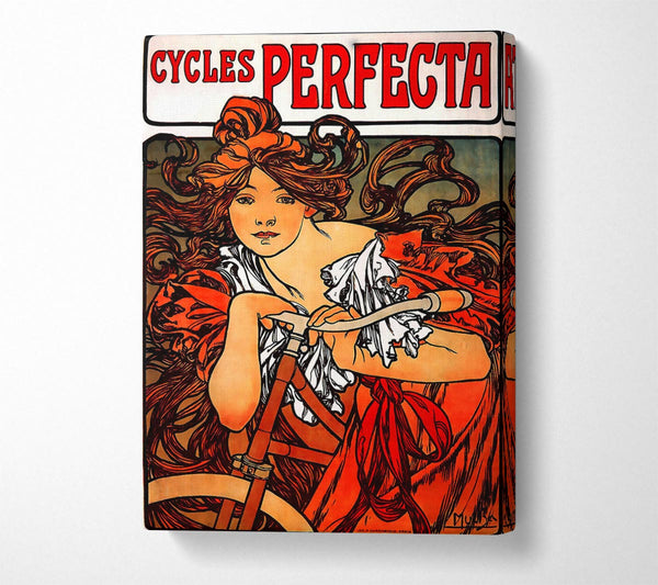  A Canvas Print of Alphonse Mucha Cycles Perfecta Canvas Art