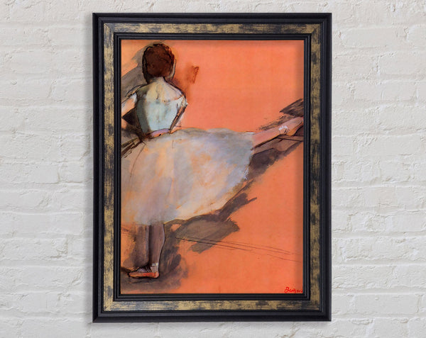Degas Dancer At The Bar Framed Print