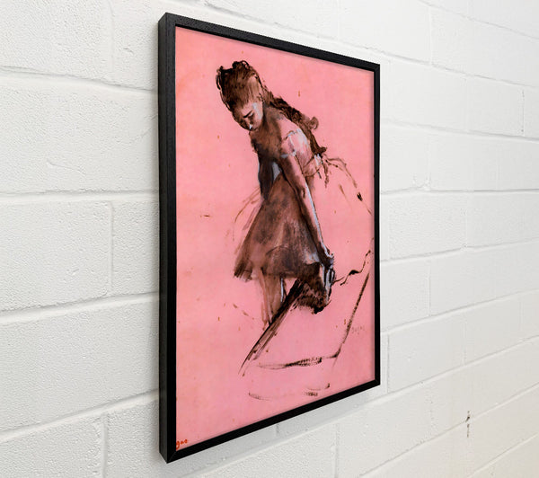 Degas Dancer Slipping On Her Shoe