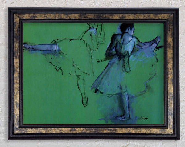 Degas Dancers At The Bar 2 Framed Print