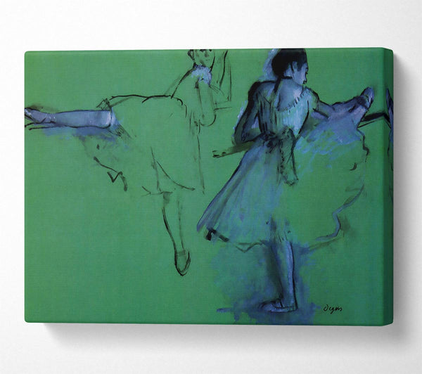  A Canvas Print of Degas Dancers At The Bar 2 Canvas Print