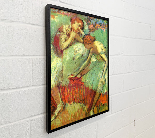Degas Dancers In Green
