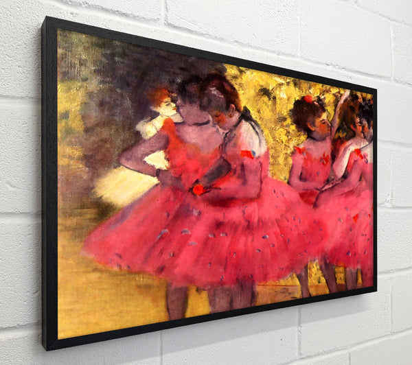 Degas Dancers In Pink Between The Scenes