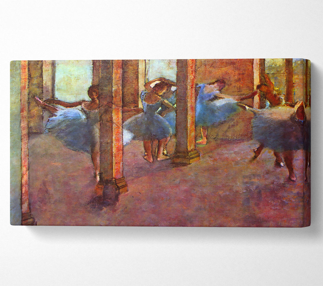  A Canvas Print of Degas Dancers In The Foyer Canvas Print