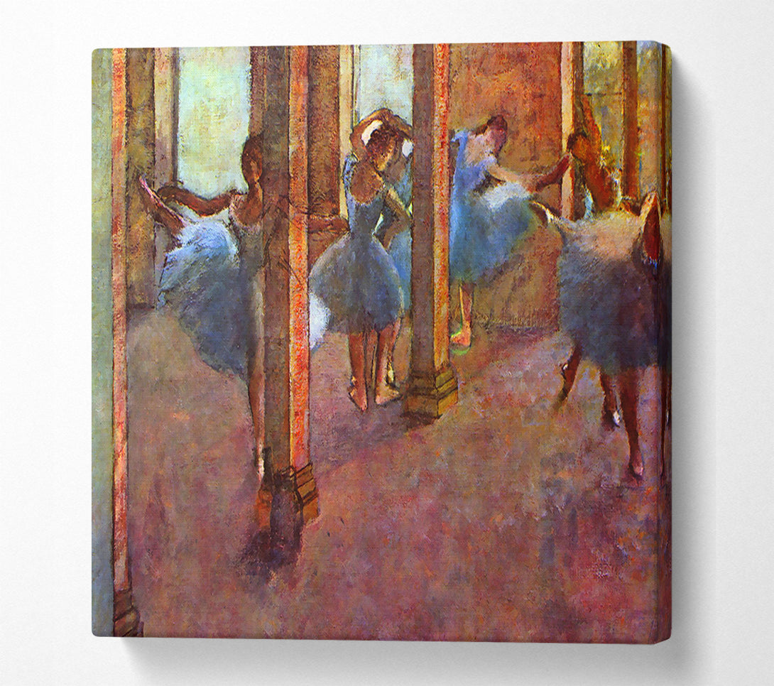  A Canvas Print of Degas Dancers In The Foyer Canvas Print