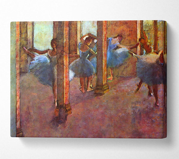  A Canvas Print of Degas Dancers In The Foyer Canvas Print