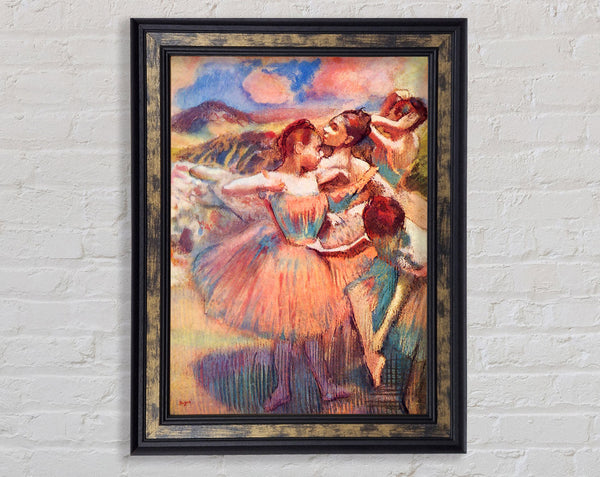 Degas Dancers In The Landscape Framed Print