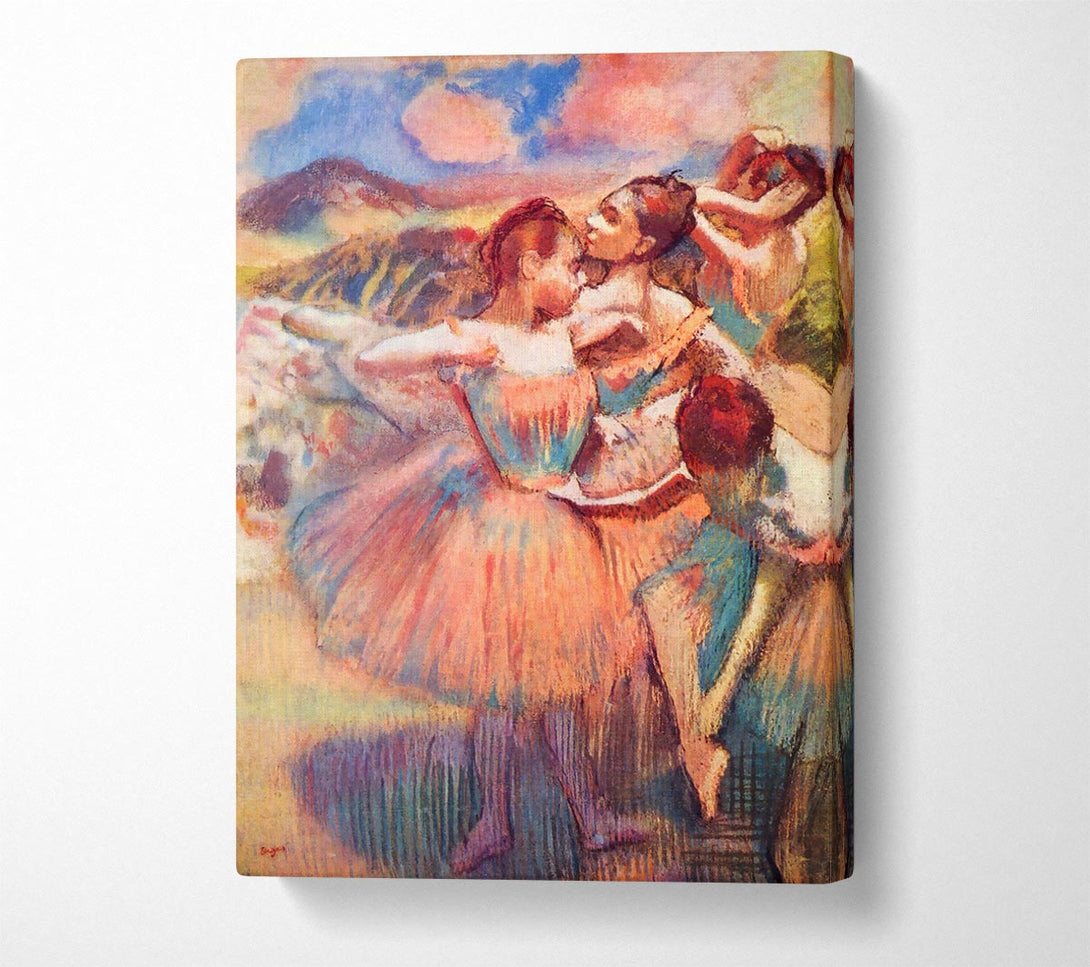  A Canvas Print of Degas Dancers In The Landscape Canvas Print
