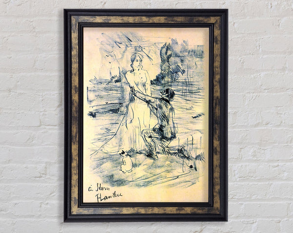 Toulouse Lautrec Declaration Framed Print
