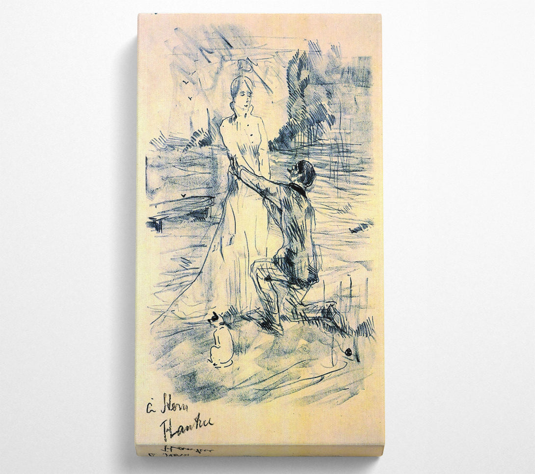  A Canvas Print of Toulouse Lautrec Declaration Canvas Wall Art