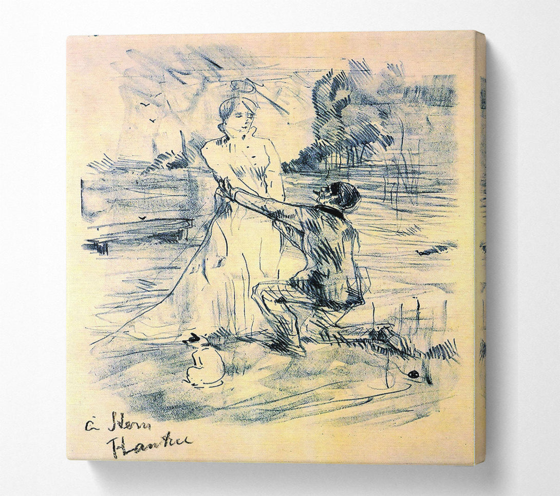  A Canvas Print of Toulouse Lautrec Declaration Canvas Wall Art