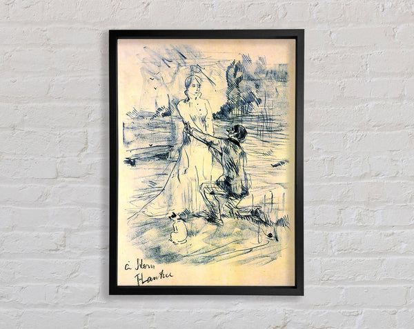 Toulouse Lautrec Declaration Framed Print