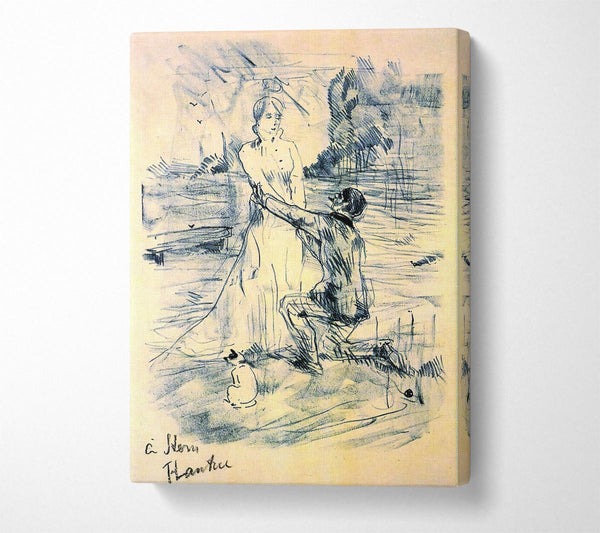  A Canvas Print of Toulouse Lautrec Declaration Canvas Wall Art