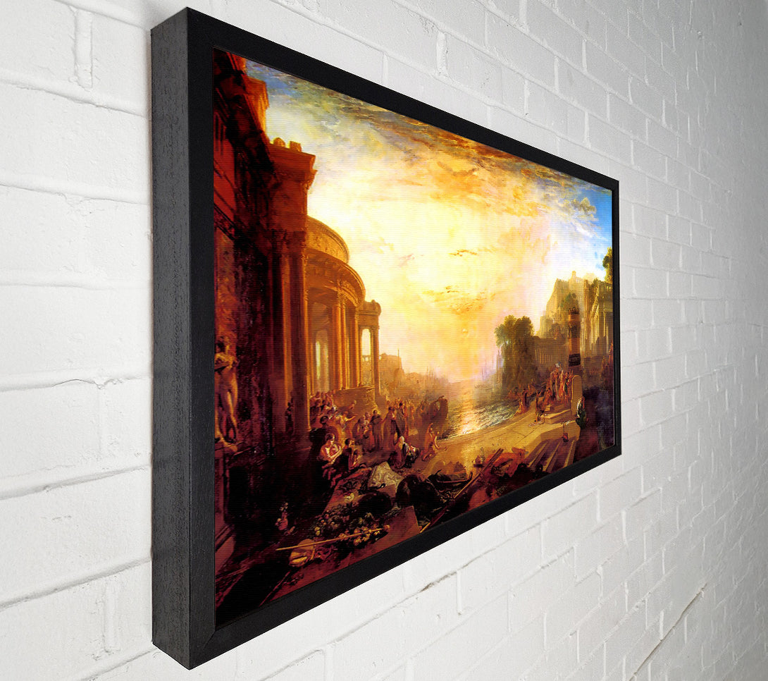  A Canvas Print of Joseph Mallord Turner Decline Of Carthagen Canvas Wall Art