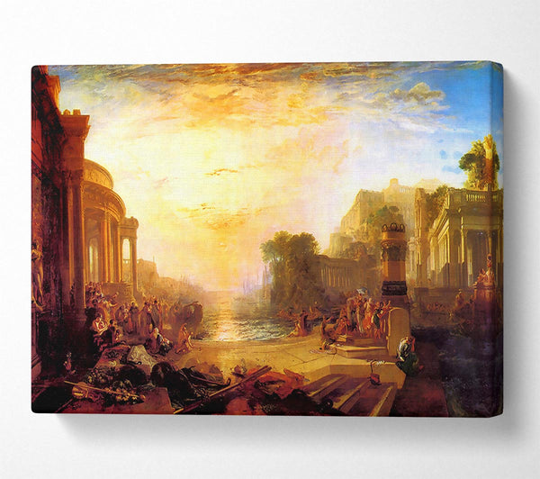  A Canvas Print of Joseph Mallord Turner Decline Of Carthagen Canvas Wall Art
