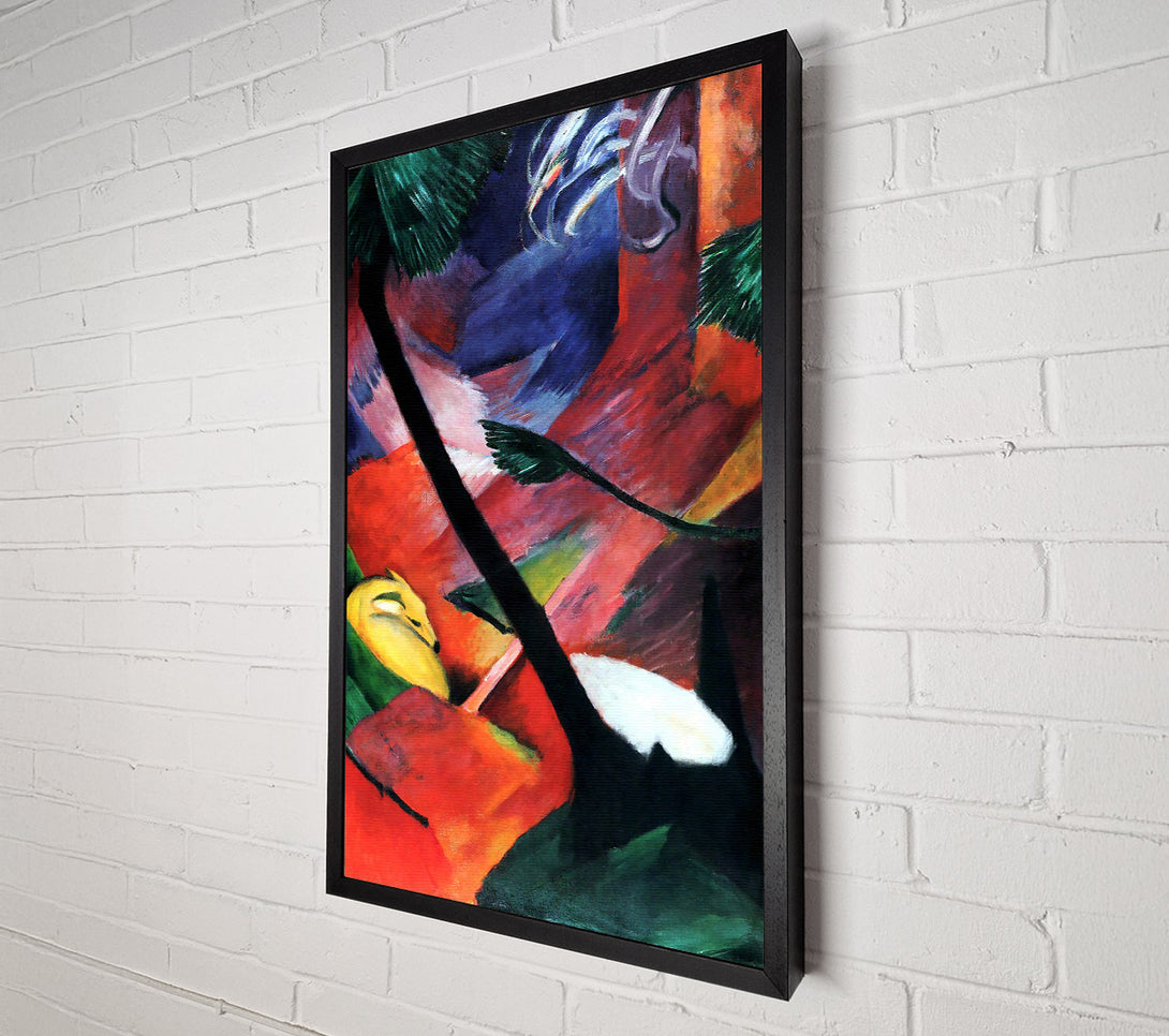 A Canvas Print of Franz Marc Deer In The Forest 2 Canvas Art