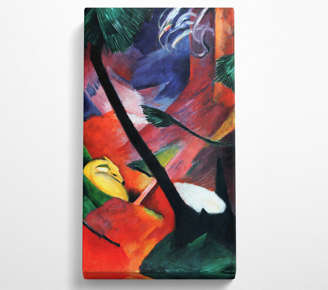  A Canvas Print of Franz Marc Deer In The Forest 2 Canvas Art