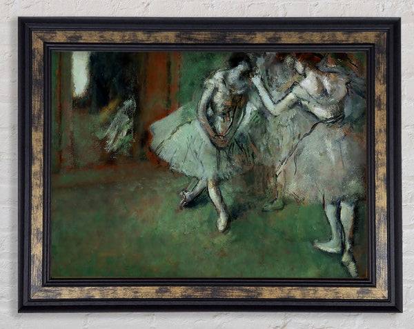 Degas A Group Of Dancers Framed Print