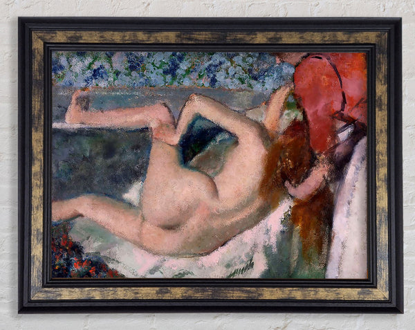 Degas After The Bath Framed Print