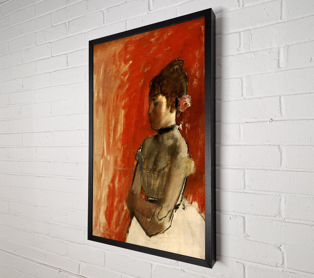  A Canvas Print of Degas Ballet Dancer With Arms Crossed Canvas Art