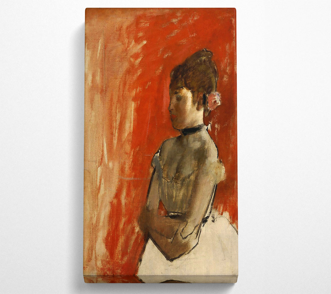 A Canvas Print of Degas Ballet Dancer With Arms Crossed Canvas Art