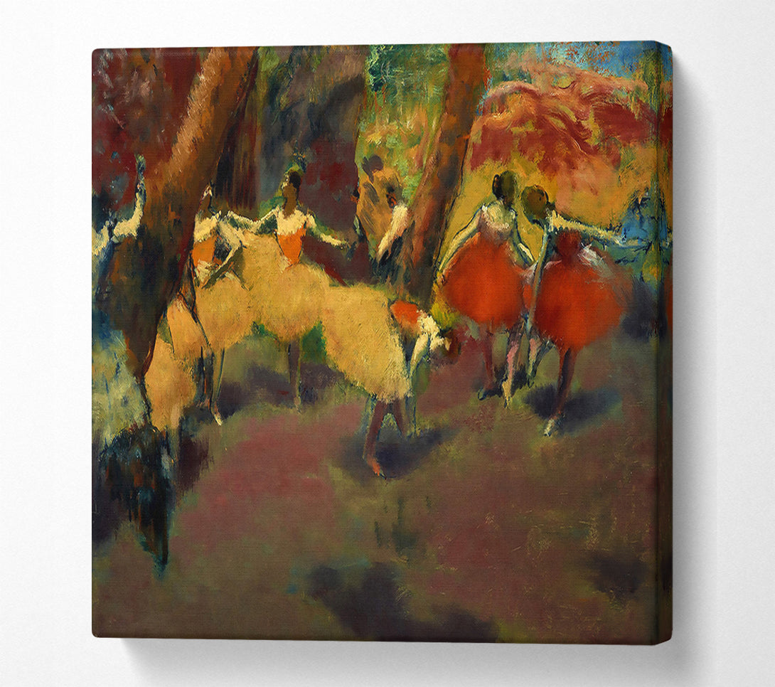  A Canvas Print of Degas Before The Performance Canvas Wall Art