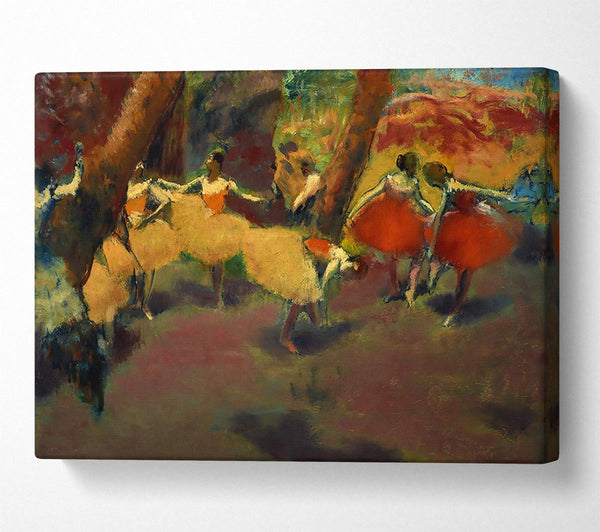  A Canvas Print of Degas Before The Performance Canvas Wall Art