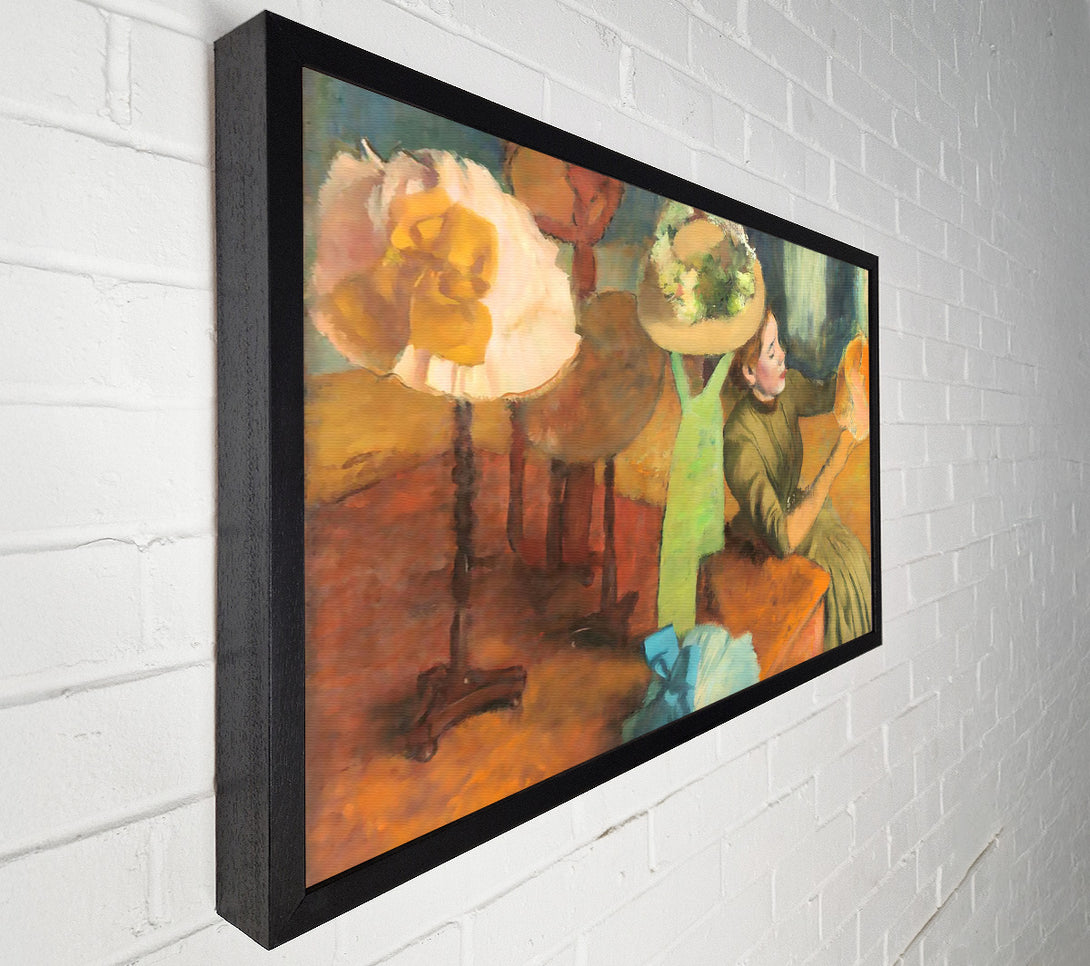  A Canvas Print of Degas The Millinery Shop Canvas Wall Art