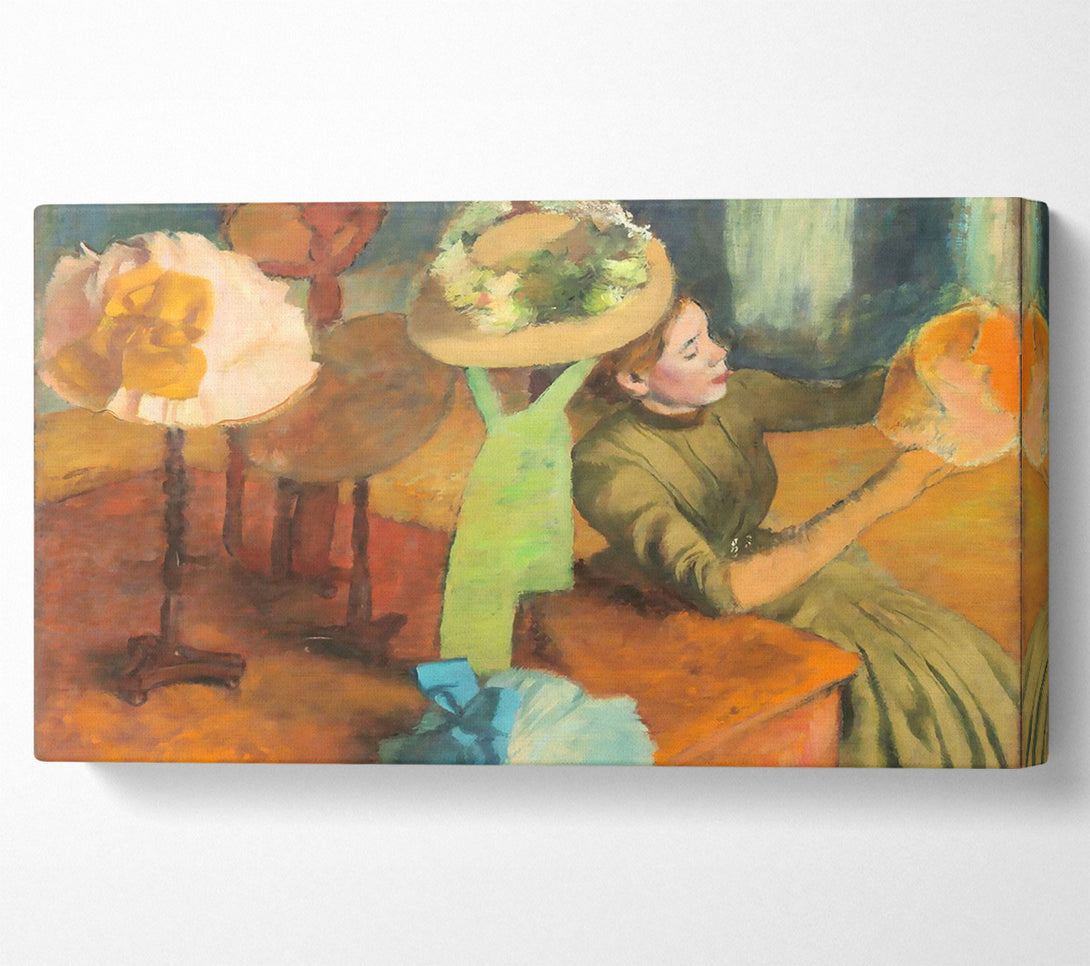  A Canvas Print of Degas The Millinery Shop Canvas Wall Art