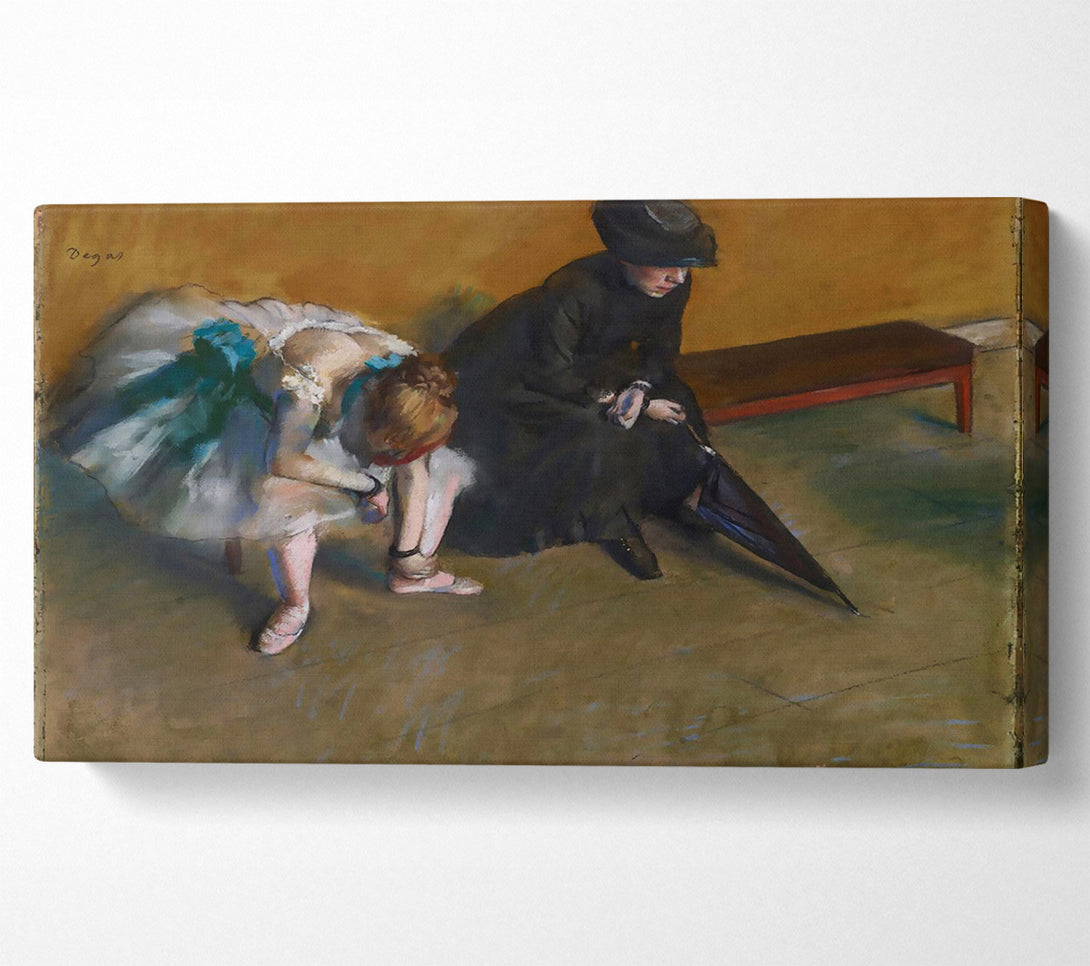  A Canvas Print of Degas Waiting Canvas Wall Art