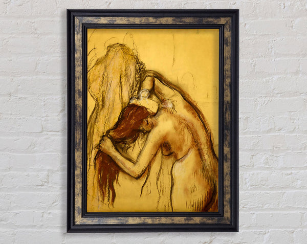 Degas Woman Drying Herself Framed Print