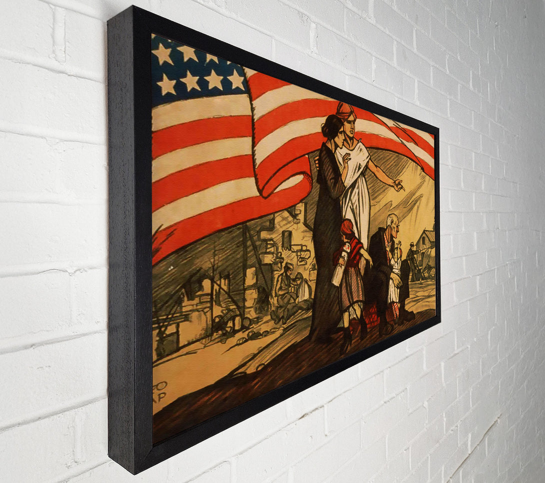  A Canvas Print of Devastated By War Canvas Art