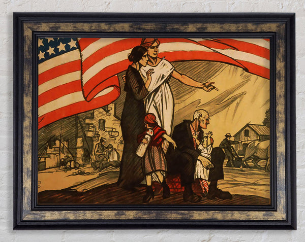 Devastated By War Framed Print