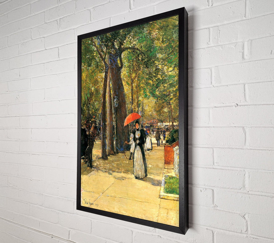  A Canvas Print of Hassam Die Fifth Avenue Beim Washington Square Canvas Print