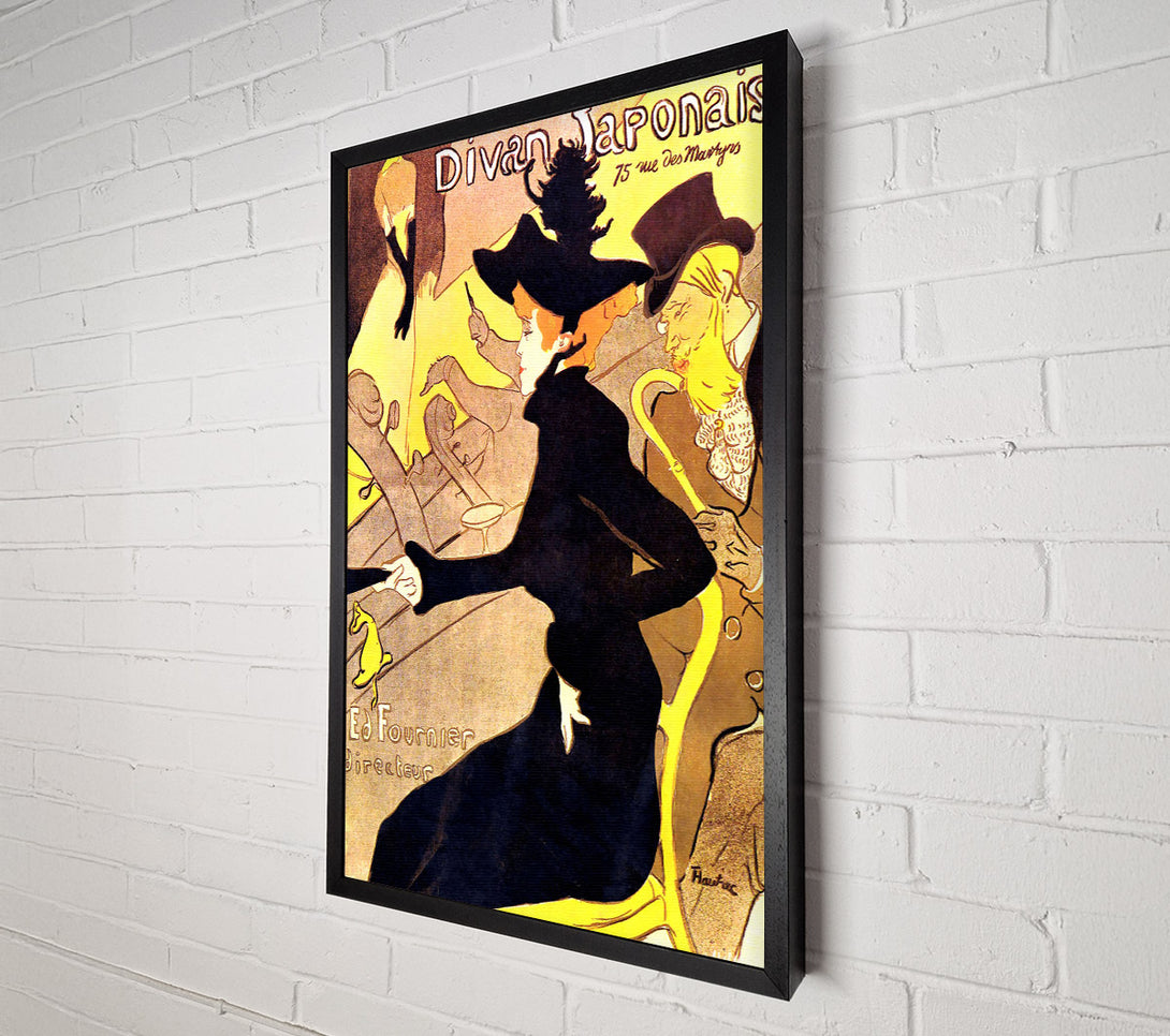  A Canvas Print of Toulouse Lautrec Diva Japonais Canvas Art