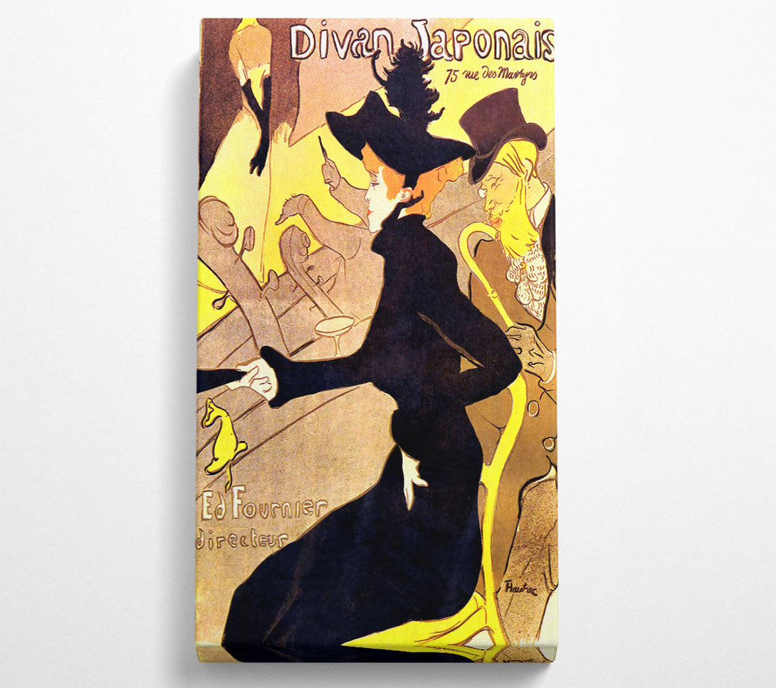  A Canvas Print of Toulouse Lautrec Diva Japonais Canvas Art