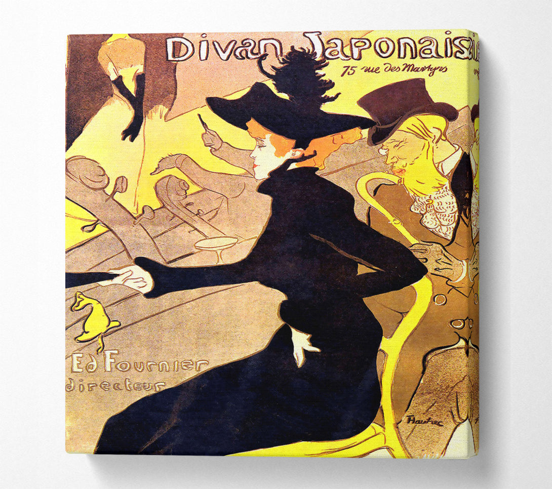  A Canvas Print of Toulouse Lautrec Diva Japonais Canvas Art