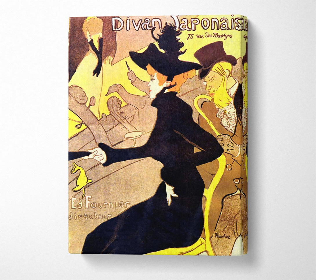  A Canvas Print of Toulouse Lautrec Diva Japonais Canvas Art