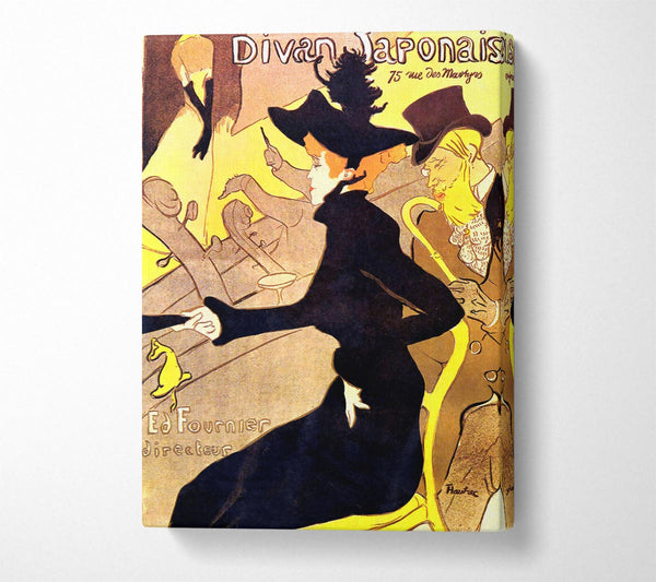  A Canvas Print of Toulouse Lautrec Diva Japonais Canvas Art