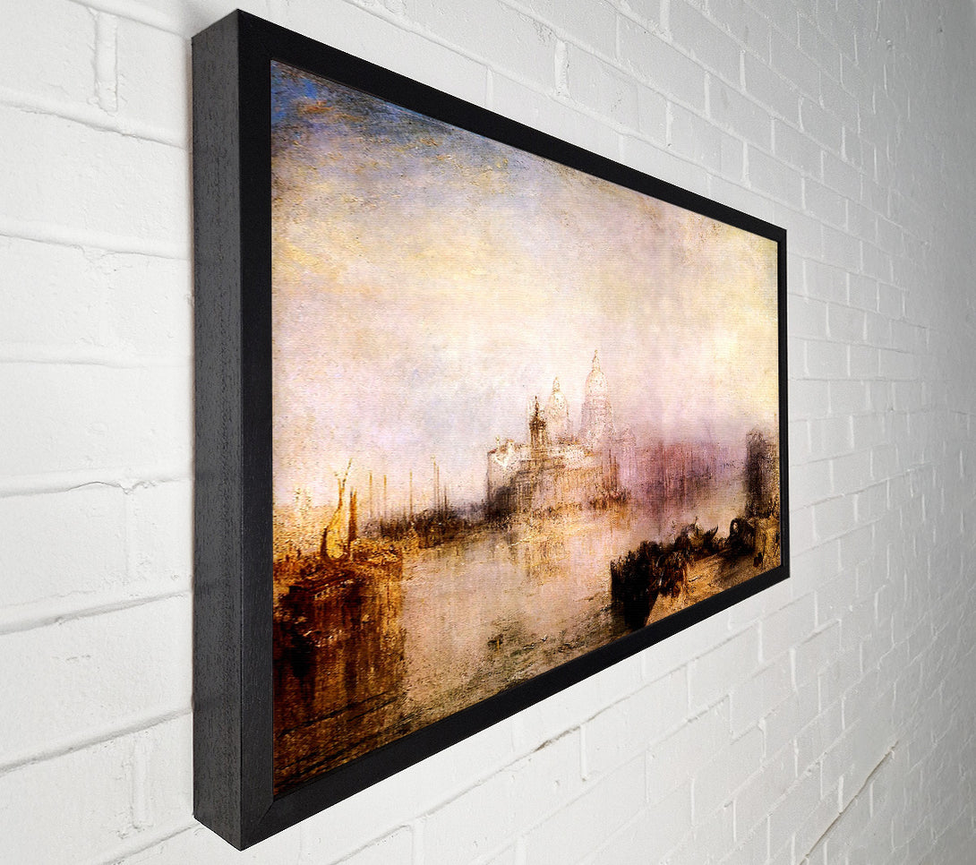  A Canvas Print of Joseph Mallord Turner Dogana And Santa Maria In Venice Canvas Art