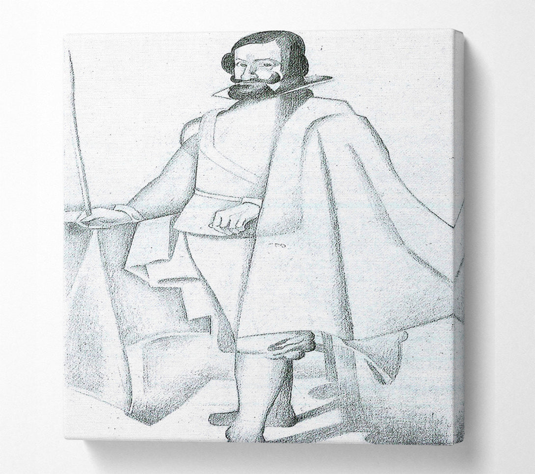 A Canvas Print of Juan Gris Don Caspar Du Guzman Velaquez Canvas Print