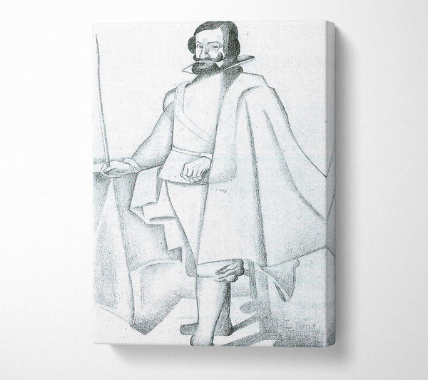  A Canvas Print of Juan Gris Don Caspar Du Guzman Velaquez Canvas Print